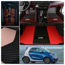 Custom Fit Smart Fortwo 2-Seater Auto Liner Carpets Car Floor Mats Trunk Mat
