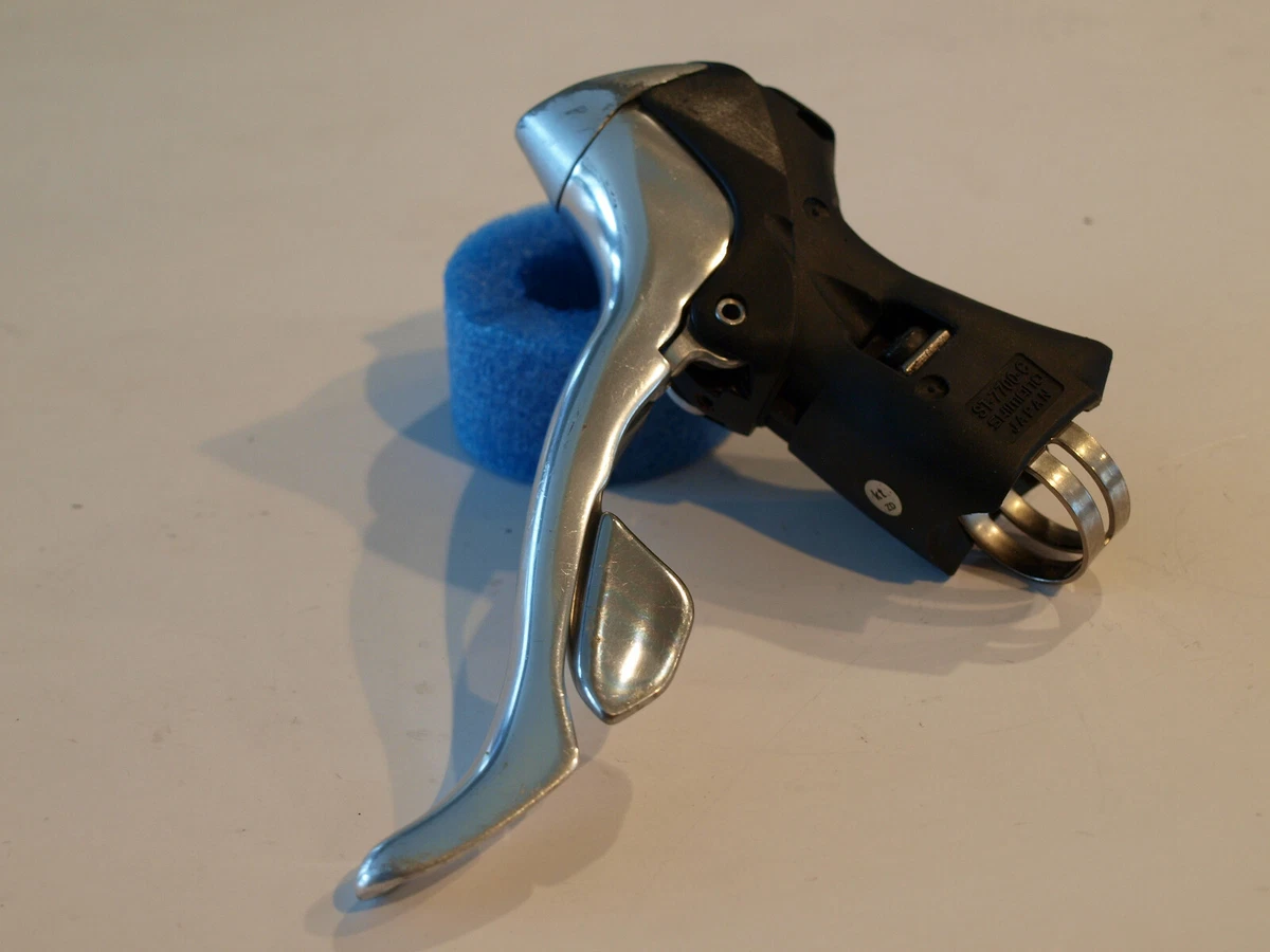 Shimano Dura Ace ST-7700 Left Front (2) Spd. STI Shifter FOR PARTS or REPAIR