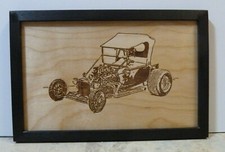 Free Bonus Wood Car Plaques-wall Art-counter Displays Ford T-bucket Roadster