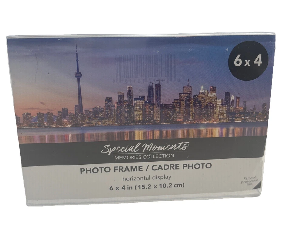 Marco de fotos colección recuerdos momentos especiales 6”x4” transparente lote de 4” Foto 2 de 4