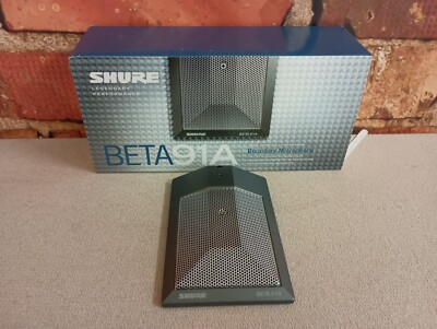 Shure Beta 91A Half Cardioid Condenser Kick Drum Microphone