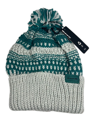 DAKINE Davina Beanie Silver Gray / Teal **NEW** - Picture 5 of 5