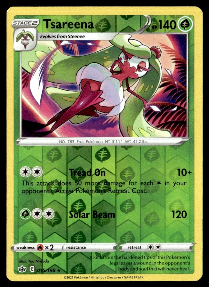2021 Sword & Shield - Chilling Reign Tsareena Stage 2/Rare #15