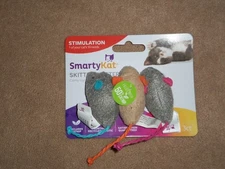 New, SMARTYKAT CAT TOYS, CATNIP INSIDE, SET OF 3 MICE