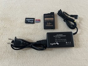 QUALITY Sony PSP 2000 PSP 3000 Kit - Battery, Charger, 64gb Memory Card