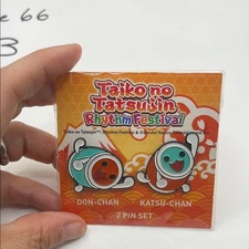 Taiko no Tatsujin Rhythm Festival Pin Set