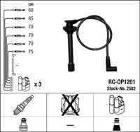 NGK ZüNdleitungssatz 2582 FüR Isuzu Trooper UB Monterey Opel M92 UBS25D UBS25G 2