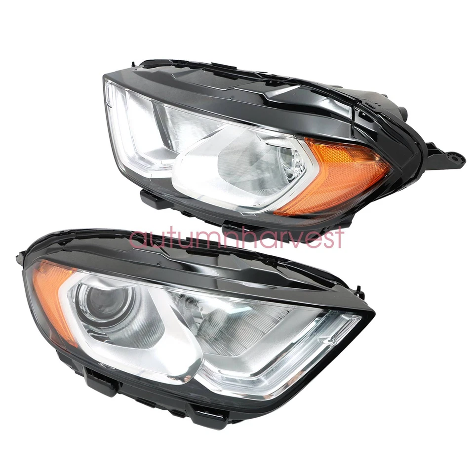 Faro halógeno cromado LED DRL para conductor + pasajero Ford EcoSport 2018-2023 Foto 2 de 4