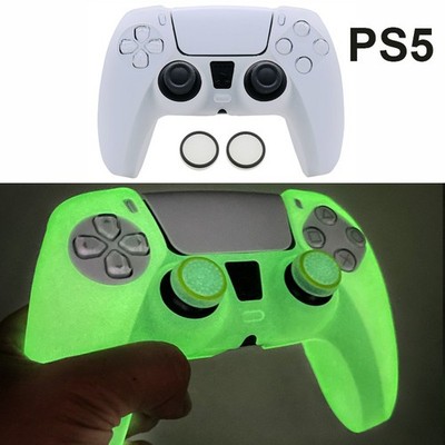 Sony Playstation 5 PS5 Luminous Glow in Dark Soft Silicone Cover Case Skin Shell