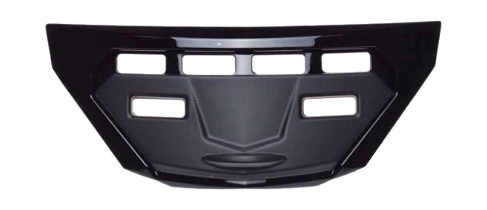 Prise d'air avant FF399 noir mat, aeration casque moto modulable
