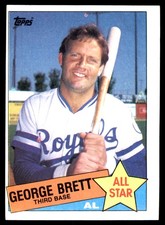 George Brett 1985 Topps #703 Royals MLB READ FREE SHIPPING AutographDen