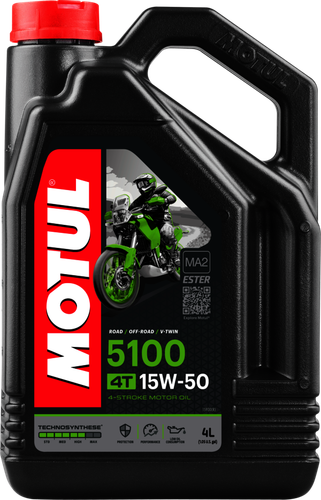 MOTUL Aceite lubricante 4T 5100 15W50 4T 4L - Imagen 1 de 1