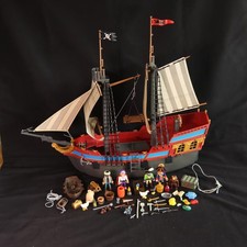 Playmobil Nave Pirata, 3940 con istruzioni, personaggi e accessori, del 2000