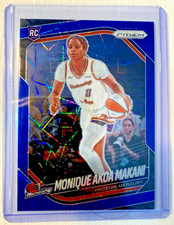 2025 Panini Prizm WNBA Monique Akoa Makani #98 Blue Velocity RC Phoenix Mercury