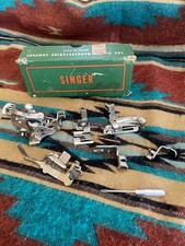 Vintage Singer Aufsätze Box 160481 im Originalkarton 7 Stück
