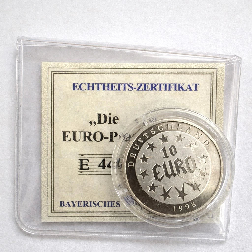 Médaille Bronze Europa 1997 - Monnaie De Paris - Sous Capsule Avec Certificat 41mm
