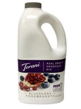 Torani 64 fl. oz. Blueberry Pomegranate Fruit Smoothie Mix 880900133