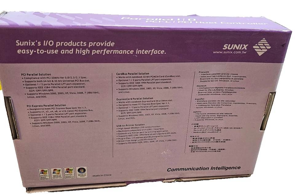 2PCS New Sunix PAR4018T Universal PCI Parallel Card ECP/EPP/BPP/SPP - Image 4 of 4