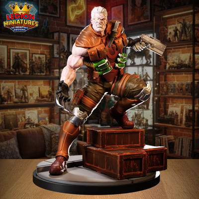 Cable Marvel Resin Sculpture Statue Model Kit Unpainted