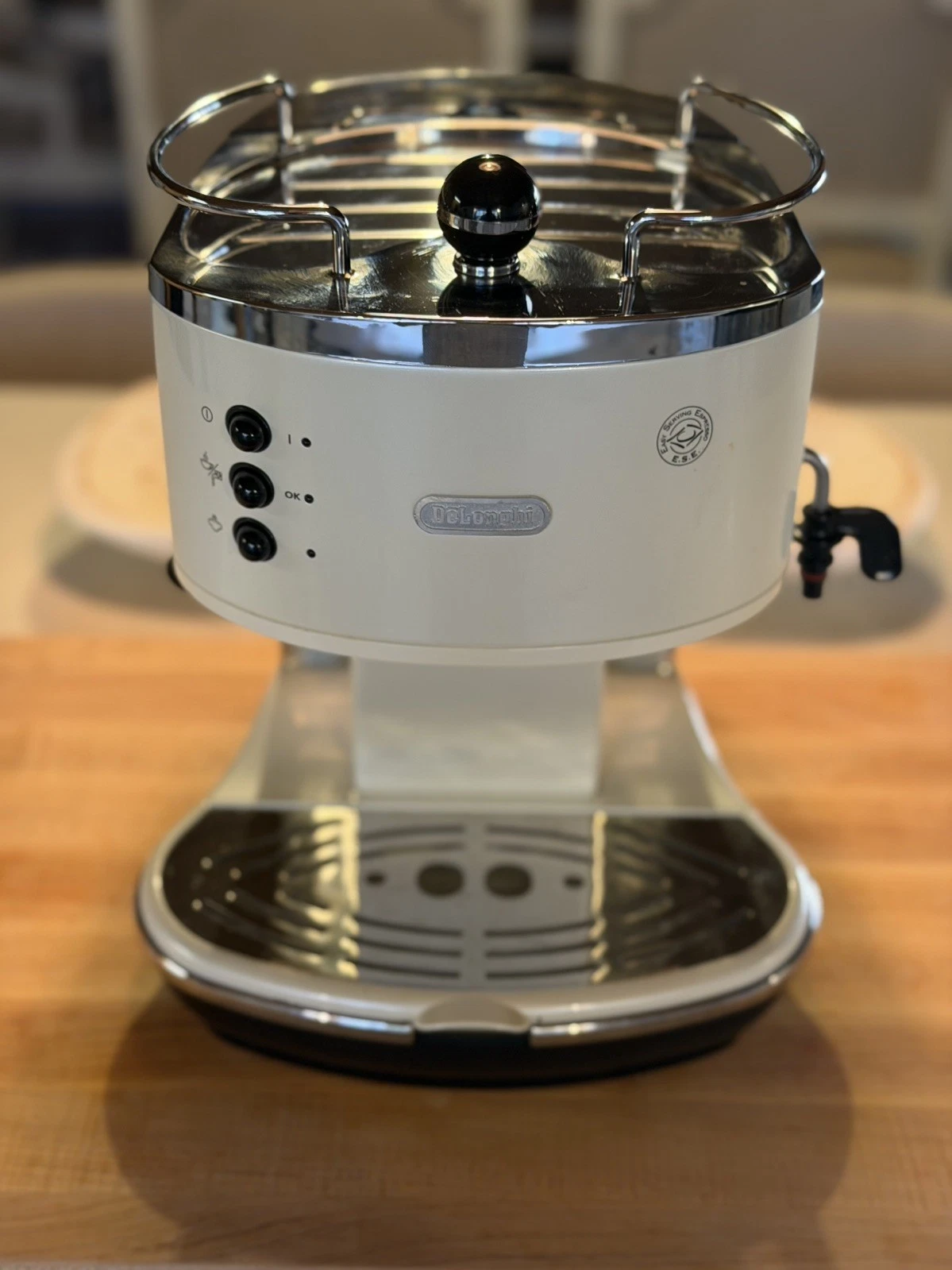 De'Longhi Icona ECO310W Espresso Maker Cappuccino Latte Art Cup Warmer Tray