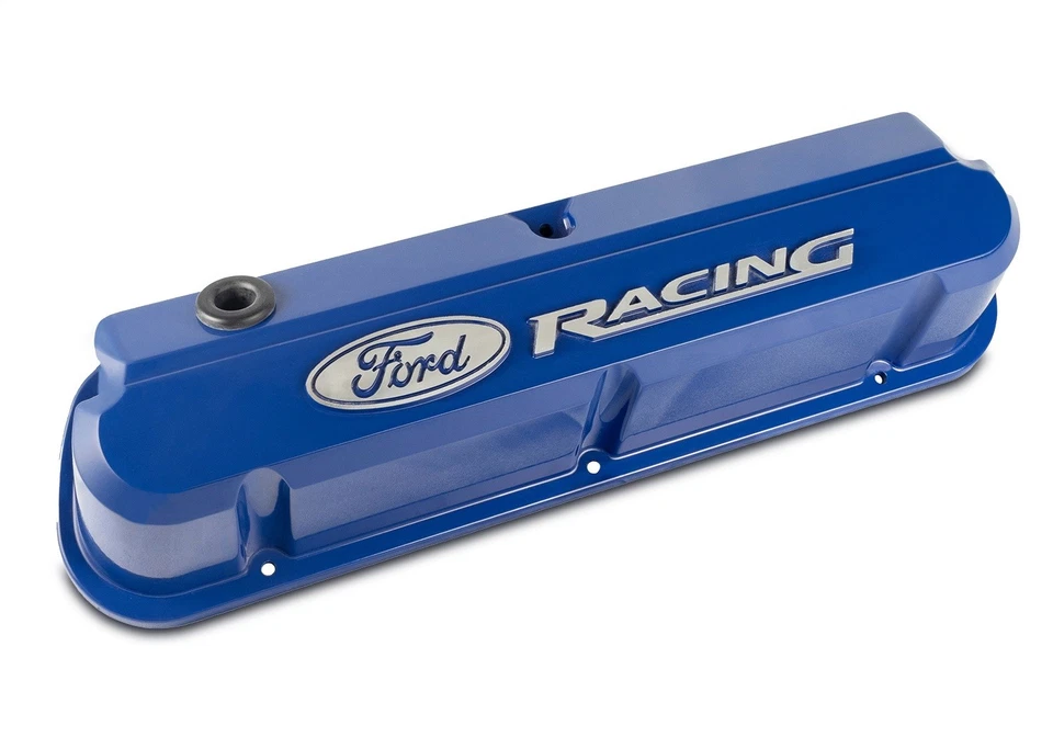Ford Racing for 289-351 Slant Edge Blue Valve Cover - Image 2 of 4