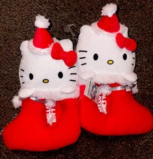 Sanrio Hello Kitty Christmas Slippers Size 7-8