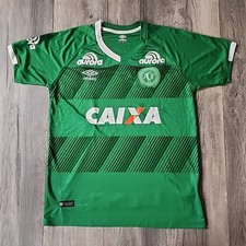 Camiseta verde de fútbol manga corta Umbro Chapecoense Home 2016 - Talla S
