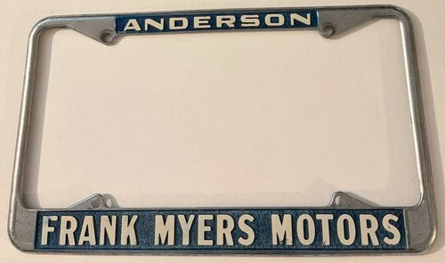 Frank Myers Motors Volkswagen Dealer Booster License Plate Frame Anderson SC