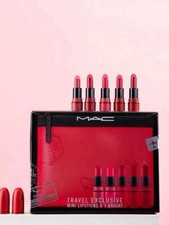 NWB MAC Travel Exclusive Mini Lipstick set : 5