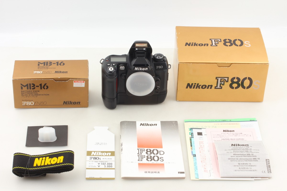 Data imprinting per frame! [MINT Boxed] Nikon F80S Film