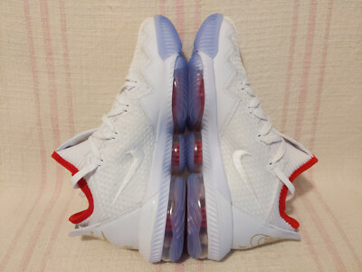 Nike LeBron James 16 Low Draft Night White Red Gold LBJ  display picture 3