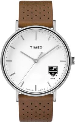 Womens Timex Los Angeles LA Kings Watch Bright Whites Leather