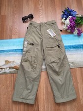 NWT Old Navy Boy  s Beige Cargo Boarders Zip Surplus Winter Pants Size 8