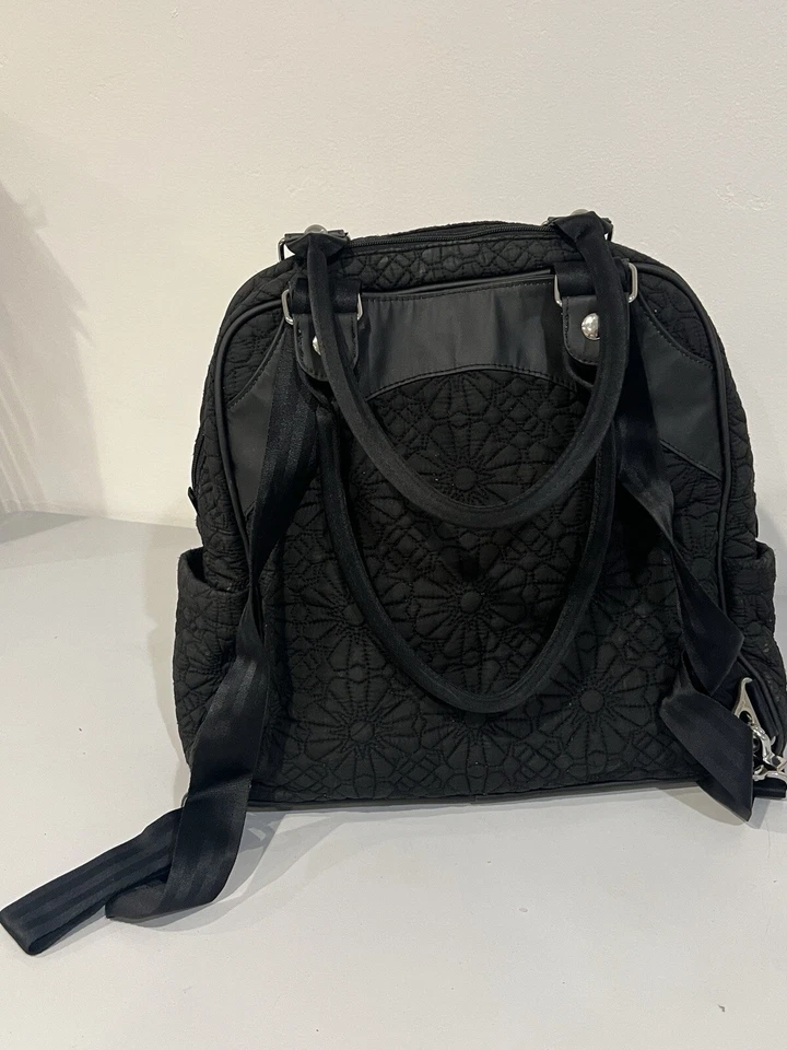 Petunia Pickle Bottom Diaper Bag Boxy Sashay Satchel Central Park North Stop Blk - Image 2 of 4