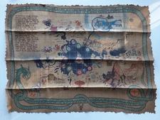 God of War Stone Mason Collector's Edition Cloth Map Sony Santa Monica Studio