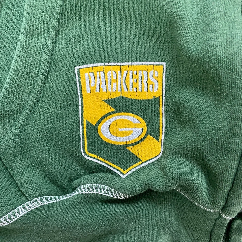Женская толстовка с капюшоном Green Bay Packers размер XL NFL Y2K американский футбол ретро увеличенный размер - Изображение 3 из 4
