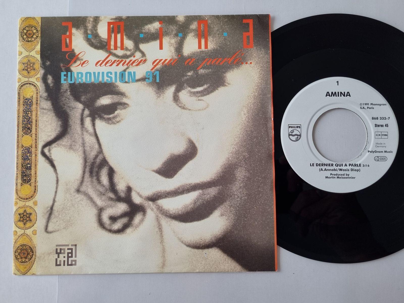 7"" Single Amina - Le dernier qui a parlé Vinyl Germany
