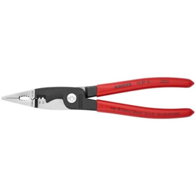 Knipex 13 81 8 SBA,  1/7 8'' 6-in-1 Electrical Installation Pliers 12 and 14 AWG