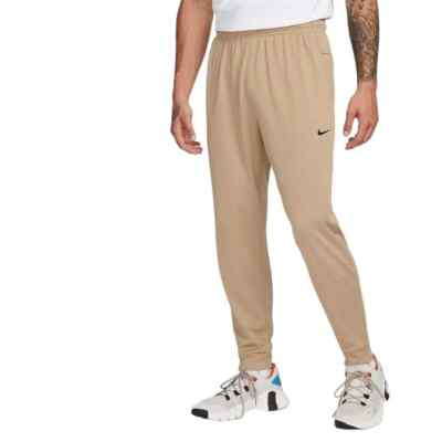 Nike Men's Khaki/Black Totality Tapered Versatile Pants (FB7509-247) Size S