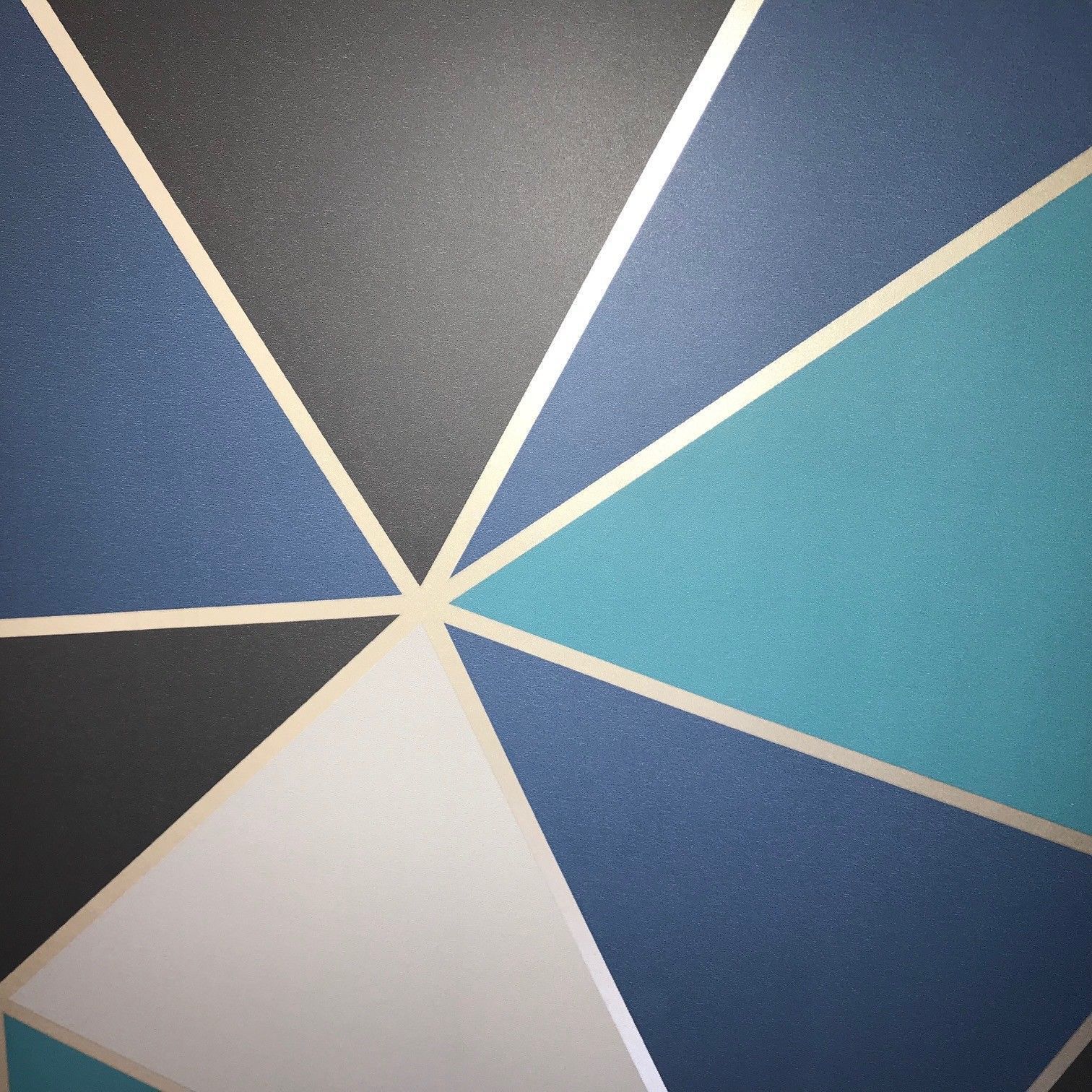 APEX TEAL BLUE GREY METALLIC GEOMETRIC DESIGNER WALLPAPER FINE DECOR FD42001 5011419420018 eBay