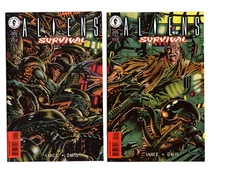 ALIENS SURVIVAL #1-3 NM+ DH COMICS 1998 LOT 1st PRINTS SCI-FI HORROR GUY DAVIS
