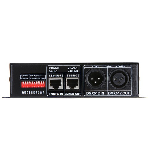 DC 12V-24V 3 Channel DMX Decoder LED Controller for RGB LED Strip Light F4M8 - Picture 5 of 8