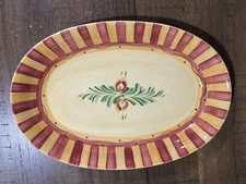 Siena by Gail Pittman 9.5”x14” Oval Serving Platter Dish Southern Living At Home