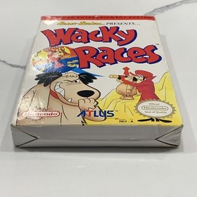 Wacky Races (NES, 1992 ATLUS) Authentic Complete CIB Manual TESTED