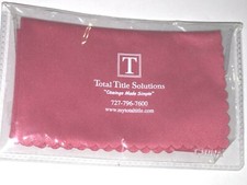 Total Title Solutions Promotional merchandise Microfiber lens Cleaning Cloth