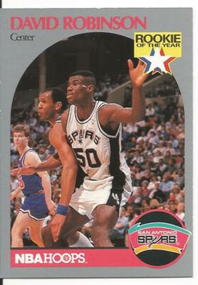 その他 NBA David ROBINSON 1of1 1990-91 Hoops David Robinson Rookie of the Year Card #270 Mint | eBay