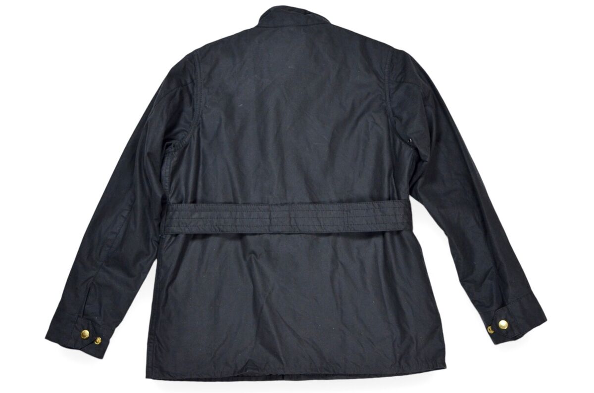 Kid's Barbour Union Jack International Jacket Wax Black Kid's Barbour Union Jack International Jacket Wax Black