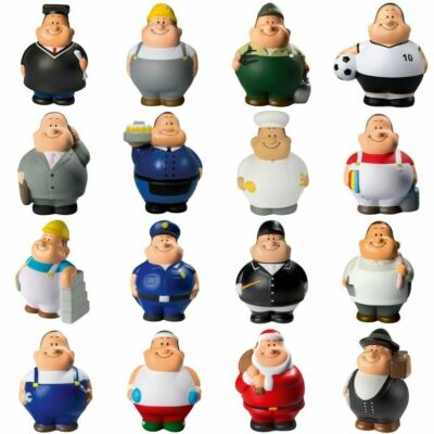 Mbw Antistressball SQUEEZIES Bert Berta Stressball Figurenform mit Kugelbauch