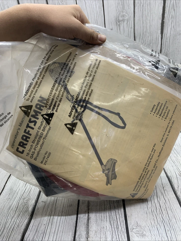 Craftsman 18" 31cc brushwacker Parts ONLY - Image 3 of 4