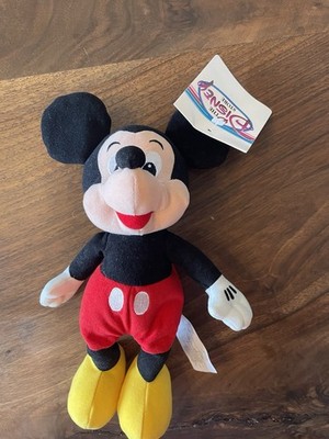 RARE Pre Production TEST MARKET VERSION Disney Plush MICKEY MOUSE  Bean Bag